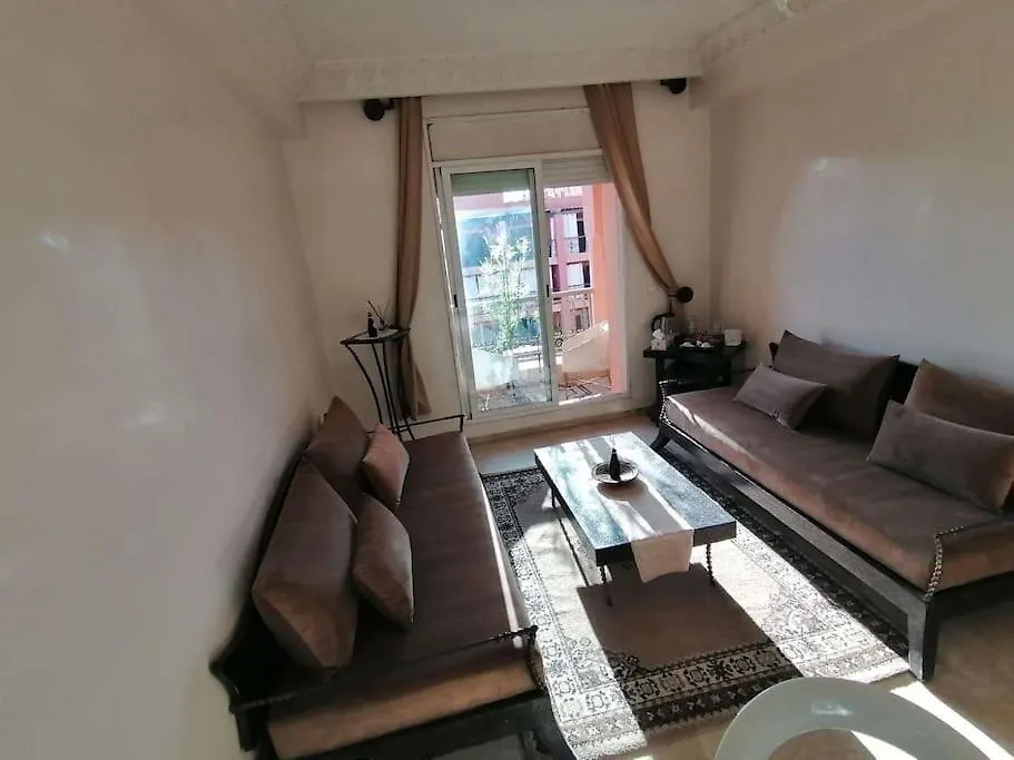 Appartement Gueliz Avec Piscine Et Salle De Sport Marrakesh Lägenhet